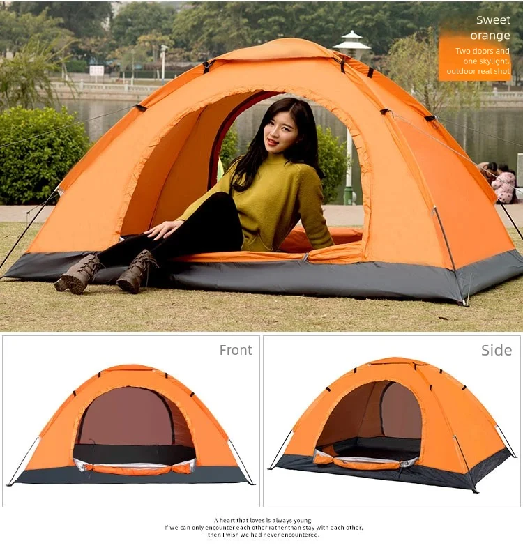 Family Camping Tent 3-4 Person - đánh giá và giá Outdoor Furniture Waterproof