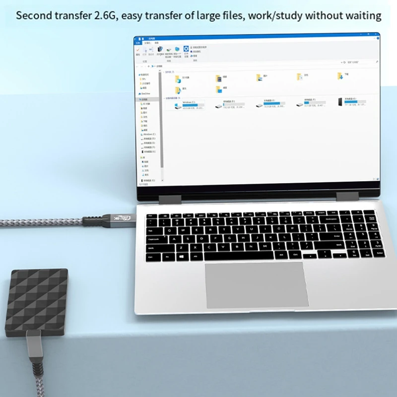 Câble de données USB 4 Type C, coude stéréoscopique à 90 °, 40Gbps, charge rapide PD 240W, transfert vidéo 8K