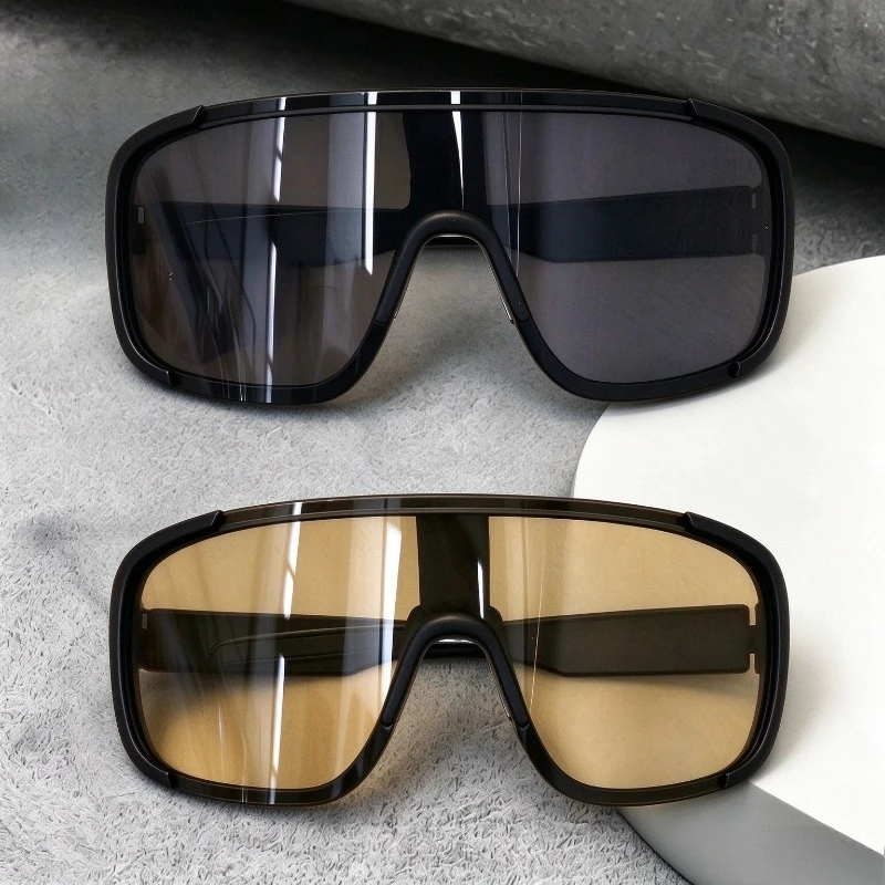 2pcs Men Women UV400 Sports Shades, Mountain MTB Road Bicycle Cycling Riding Protection Goggles