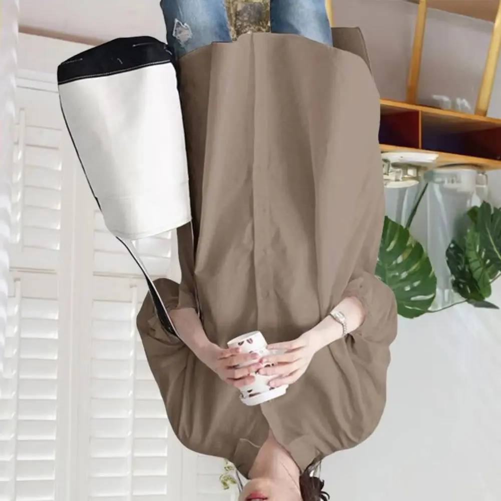 

2025 модная женская рубашка в корейском стиле, свободная рубашка с лацканами и длинным рукавом, однобортная рубашка средней длины, нерегулярная женская блузка