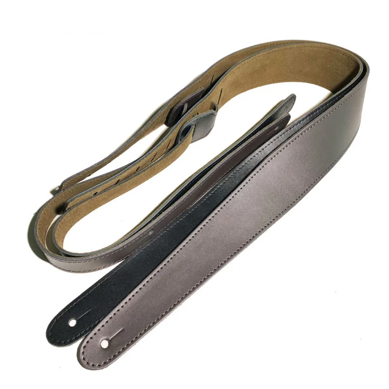 Guitar Strap for Electric Acoustic Guitar, Leather Music Performance Accessory, Adjustable Comfortable Durable Instrument Belt