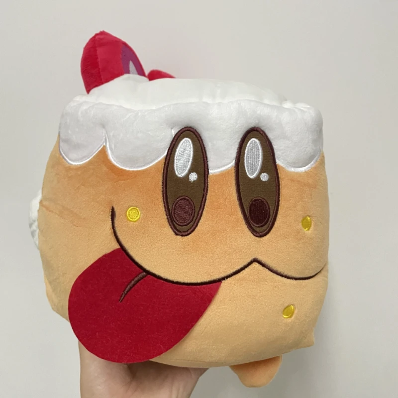 

New Cake Hound Plush From Cookie Run Kingdom Strawberry Cream Cake Dog Stuffed Doll Game Character Toy Gift for Fans Collection