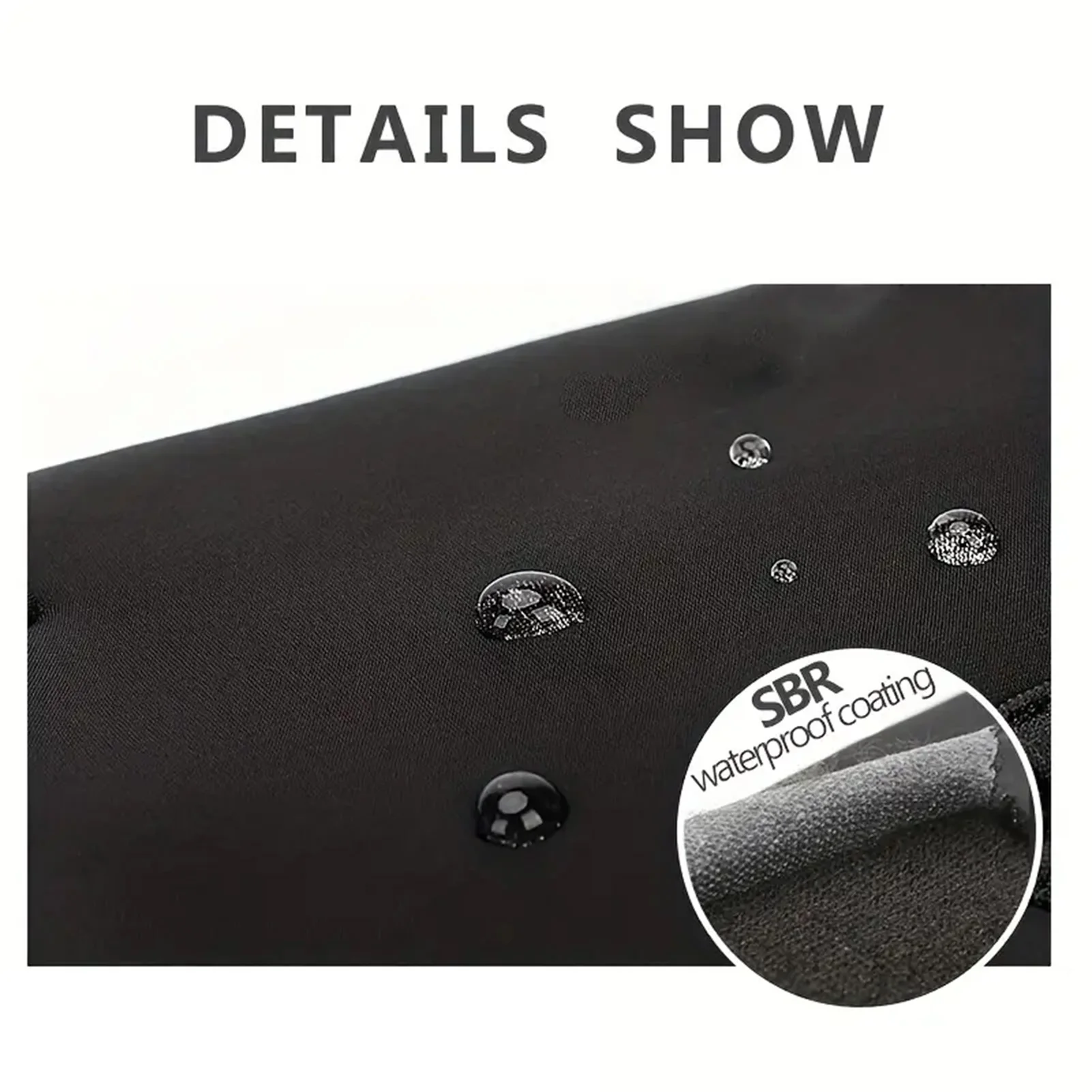 겨울 터치스크린 지퍼 장갑 방수 미끄럼 방지 따뜻한 방풍 야외 스포츠용 블랙 사이즈 S M L XL