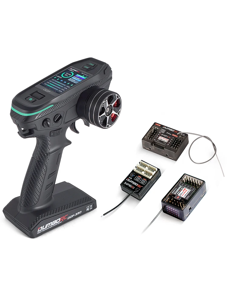 DUMBORC DDF-350 Zender met Ontvanger 2.4G 10CH Digitale Radio Afstandsbediening voor RC Auto Boot Tank LCD FHSS Systeem - afbeelding 2