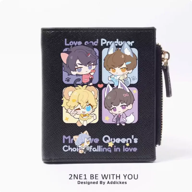 Love Producer Victor Kilo Anime Zipper Fashion Wallets PU Purse Card Holder Money Bag Gift B496 Cosplay