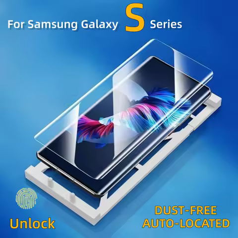 For Samsung Galaxy S25 S24 S23 Ultra S22 S21 S20 NOTE 20 10 Plus Explosion-proof Screen Protector Glass with Install Kit