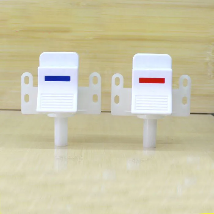 1Pair Red and Blue Water Dispenser Replaceable Push Type Plastic Faucet Tap Two Type Hot and Cold Water