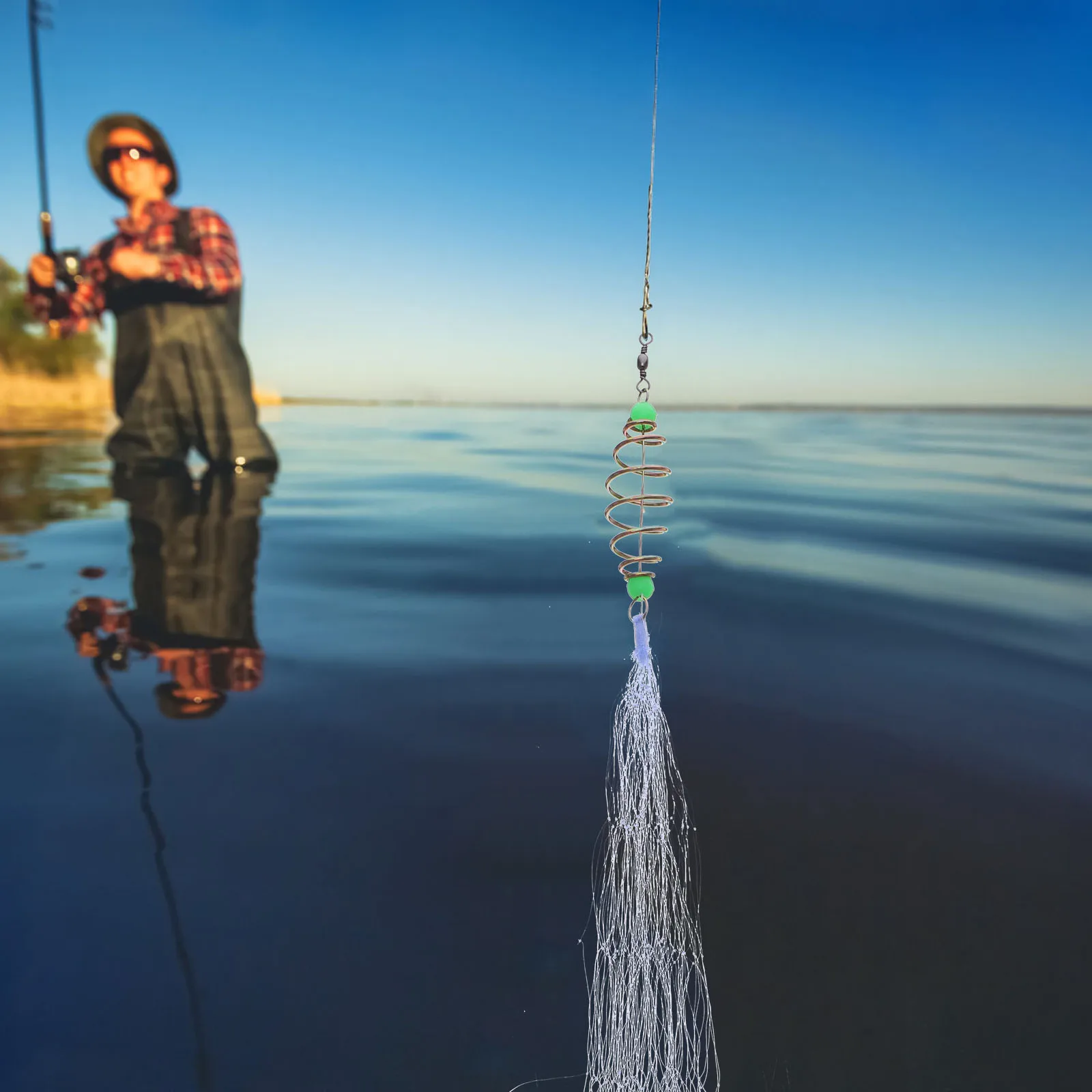 

4Pcs Waterproof Fishing Nets Exquisitely Crafted Wear-Resistant Mesh Portable Multi-Function Fishing Accessory