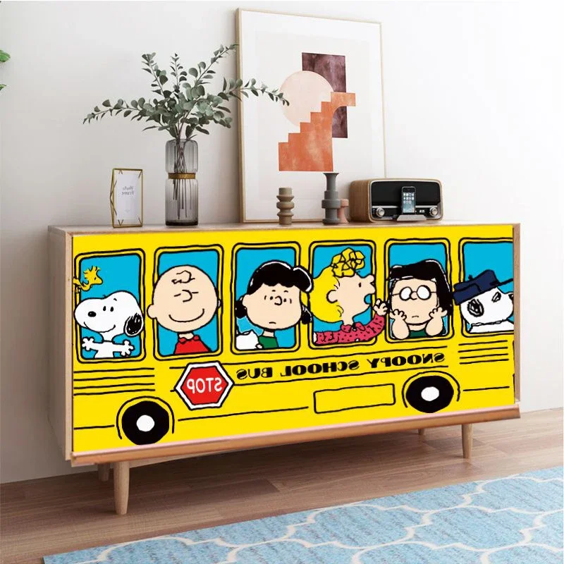 Snoopy Schrank staub dicht Vorhang Küche Lager regal Kleider schrank Abdeckung Fenster tür Vorhang Haushalt Staub tuch Wohnkultur Geschenk