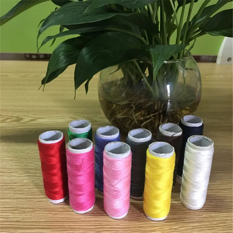 10pcs/45meters Colourful Sewing Threads Home Use Garment Hand Sewing Threads High Quality Polyester Threads