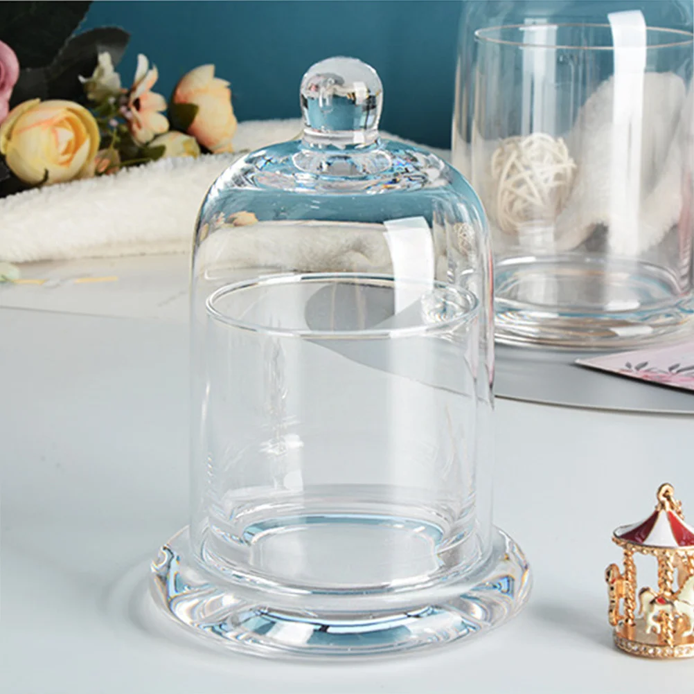 

Glass Cloche Dome Elegant Bell Jar Hurricane Glasses Event Decorative Gift Glass Dome Cover Bell Jar Hurricane Glasses