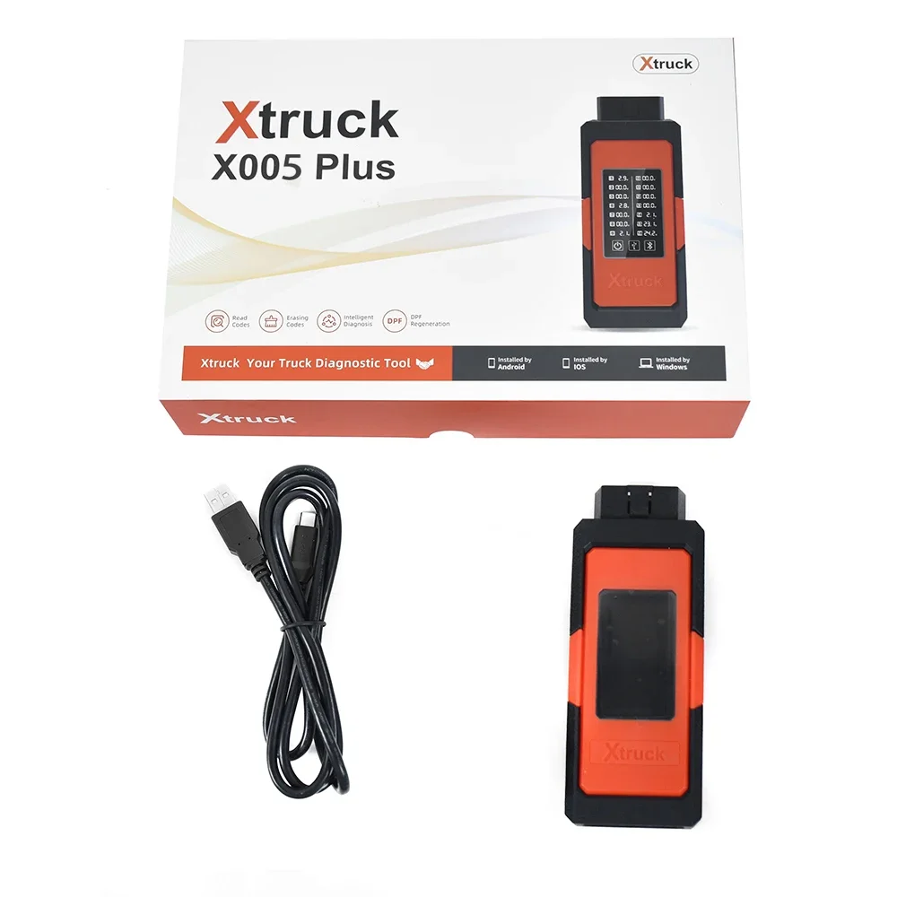 Xtruck X005 plus Intelligent Diagnosis ECU Quick Flashing post-processing diagnosis vehicle type system support Sinotruck