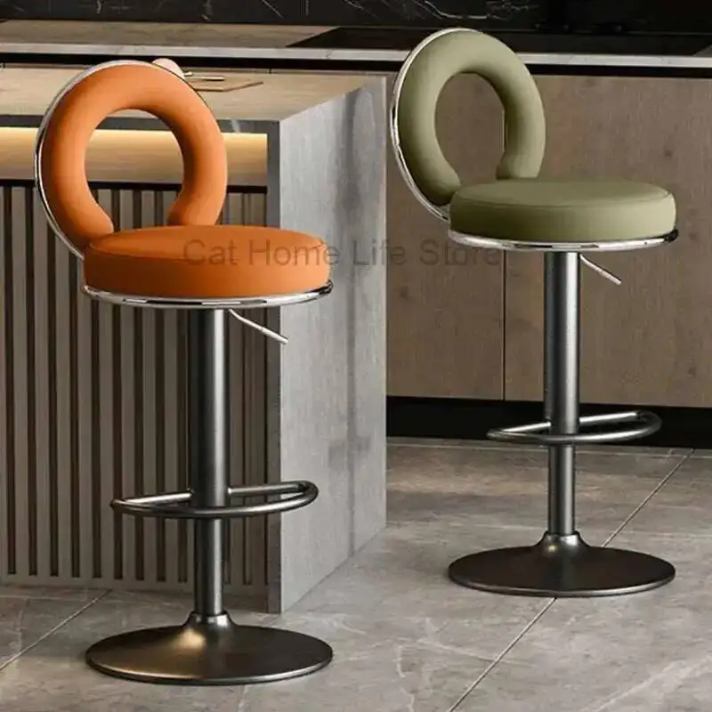 

Modern Party Designer Room Bar Stools Living Swivel Accent Reception Luxury Designer Throne Ergonomic Banqueta Home Furniture