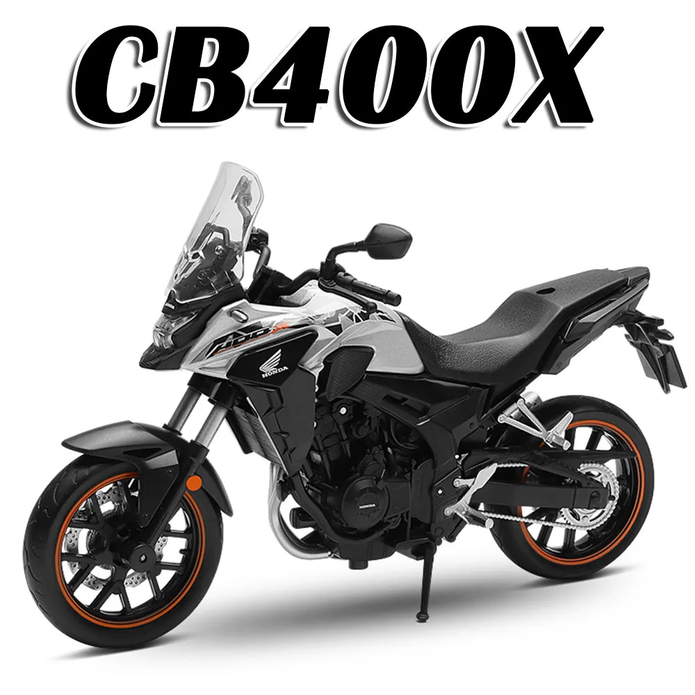 1:12 ‌Honda‌ CB400X Toy Motorcycle Models Alloy Diecast BMW R1250GS Shock Absorption Front Wheel Steering Collection Motorbikes