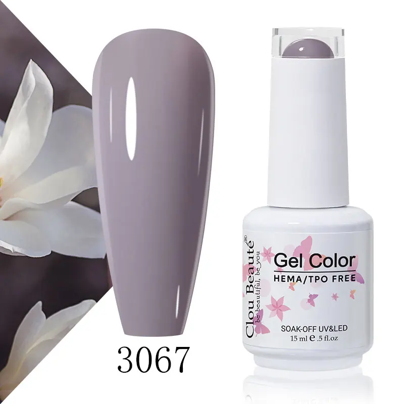 Clou Beaute 56 Kleuren Gel Nagellak Pastal Roze Groen Lavendel UV Nagelgel Losweken UV Vernis Macaron Gel Verf 15 ml Nail Art