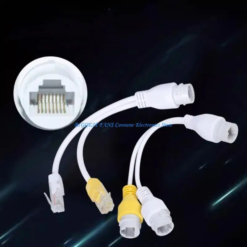 

F68B 2 порт кабель Poe Passive Power Over Ethernet Adapter Cable Splitter Splitter инжектор