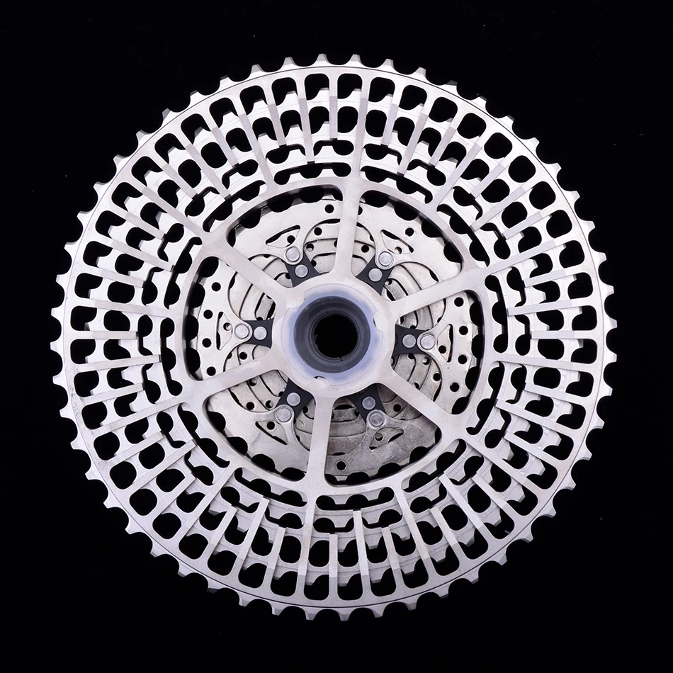 SUNSHINE Ultralight Bicycle Cassette 11/12Speed 11T-46T/50T/52T MTB Bike Freewheel HG Structure Compatible with SHIMANO SRAM