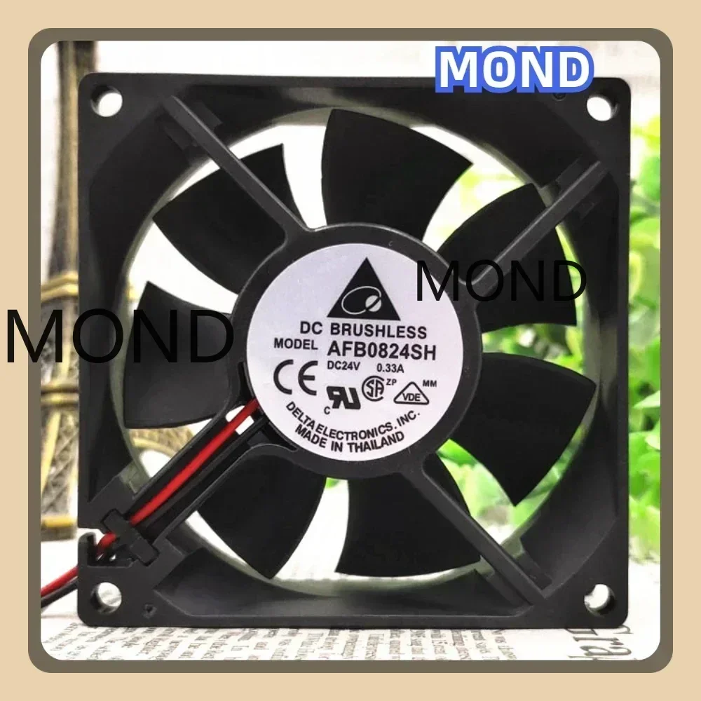 

Original Delta AFB0824SH AFB0824VH AFB0824HH 8025 24V 0.33A 0.21A 8CM Double Ball Inverter Server Cooling Fan New