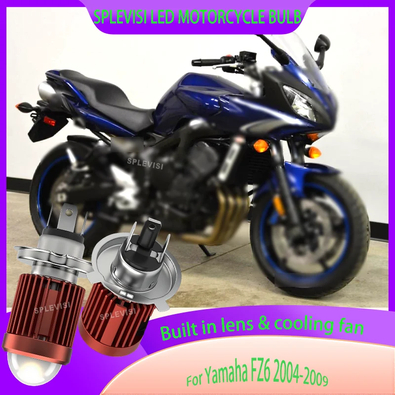 

Wire-Free Installation LED Motorcycle Headlight : Just Plug It In and You're Done! For Yamaha FZ6 2004 2005 2006 2007 2008 2009