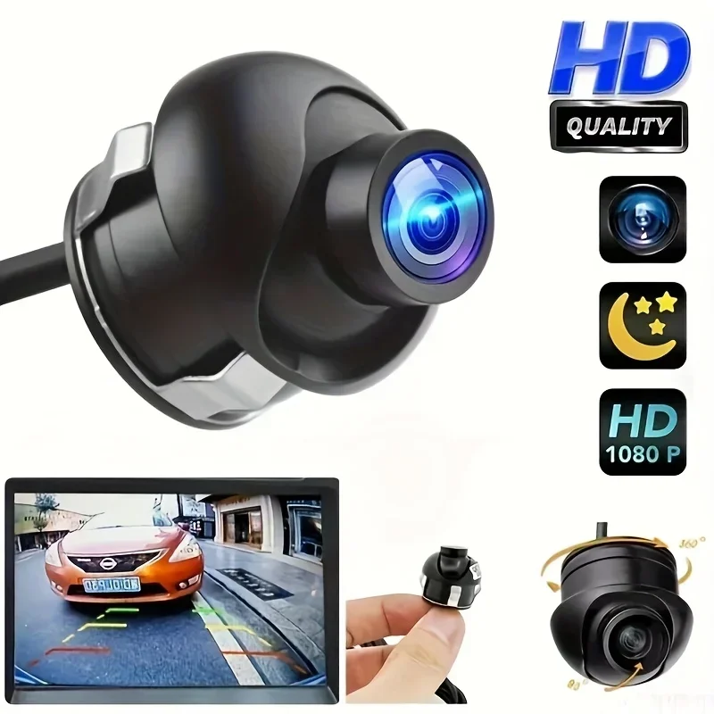 Cámara de respaldo retrovisor Bileeko HD: apta para SUV/captador/campista/tractor/ventilador/camión/RV