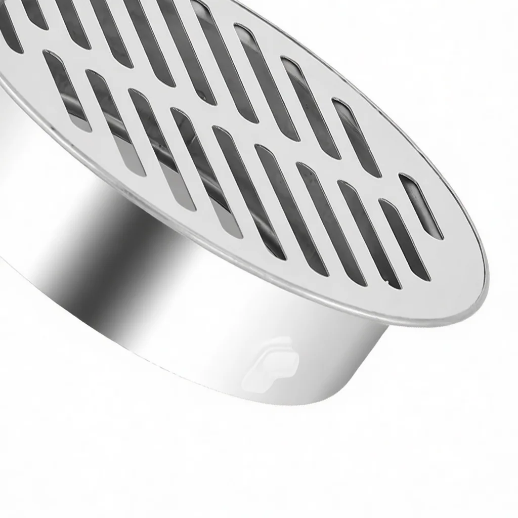 Premium 304 Stainless Steel Flat Floor Drain Outdoor Balcony Sewer Grate Anti Clogging Net Filter Roof Terrace Drainage