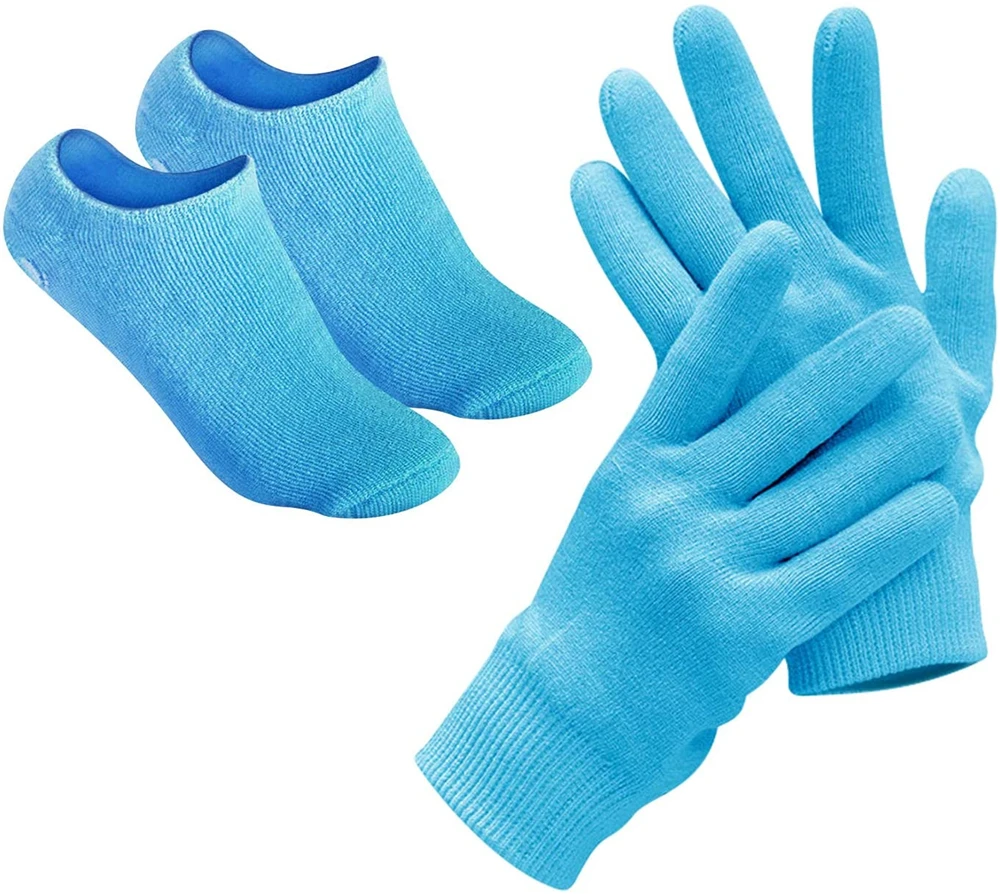 Moisturizing Socks Gloves for Repairing Softening Foot Moisturizer Gel Spa Dry Cracked Hand Skin Care Lotion Silicone Inside