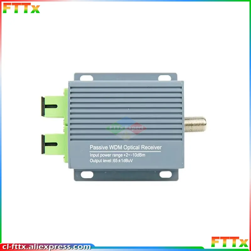 

Пассивный приемник FTTH CATV WDM, мини-оптический узел, сетевой оптоволоконный медиаконвертер с разъемами SC APC UPC (без блока питания)