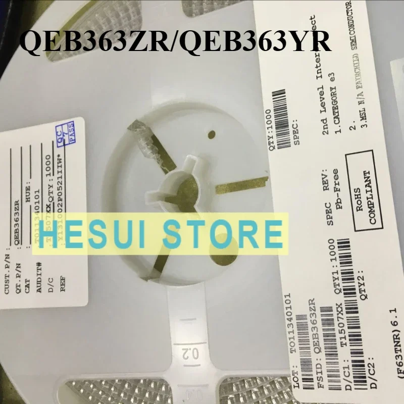 10PCS QEB363ZR/QEB363YR Receive emission pair photoelectric switch