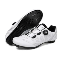 Zapatos de ciclismo para hombre, bicicletas de carretera, competición de carreras para mujer, zapatos deportivos de ciclismo de velocidad con bloqueo automático, tacos Spd para mujer, zapatos de ciclismo