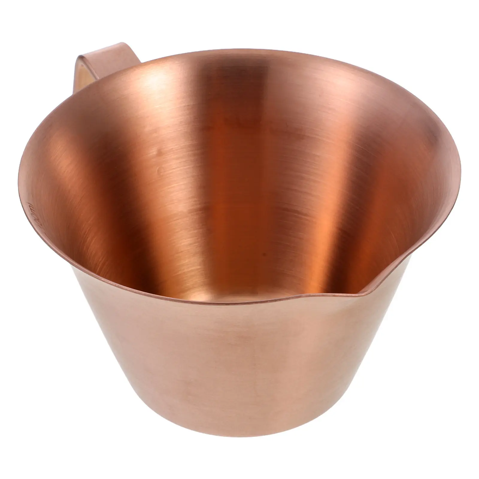 Stainless Steel Espresso Measuring Cup with Ounce Scale for Consistent Coffee Extraction, Compact Design