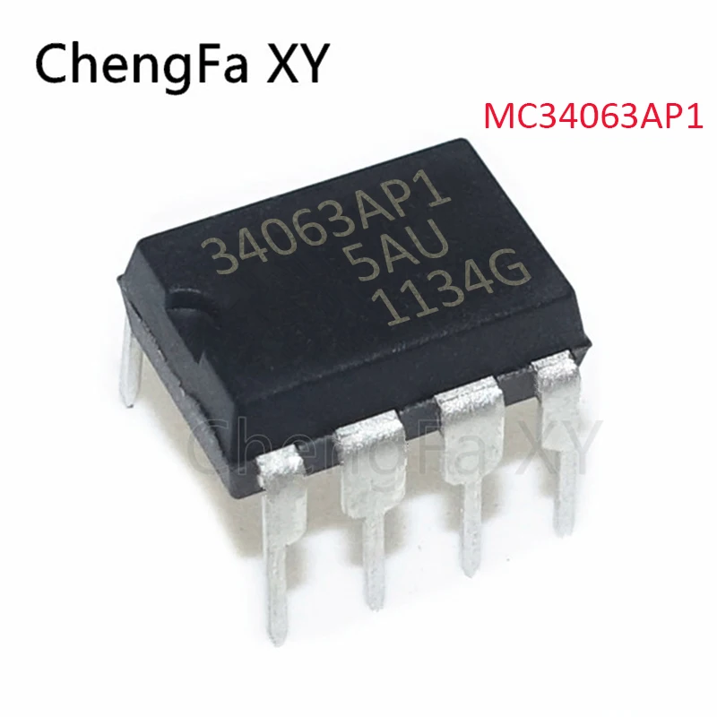 10PCS 34063AP1 MC34063AP1 MC34063 MC34063API In Stock DIP-8