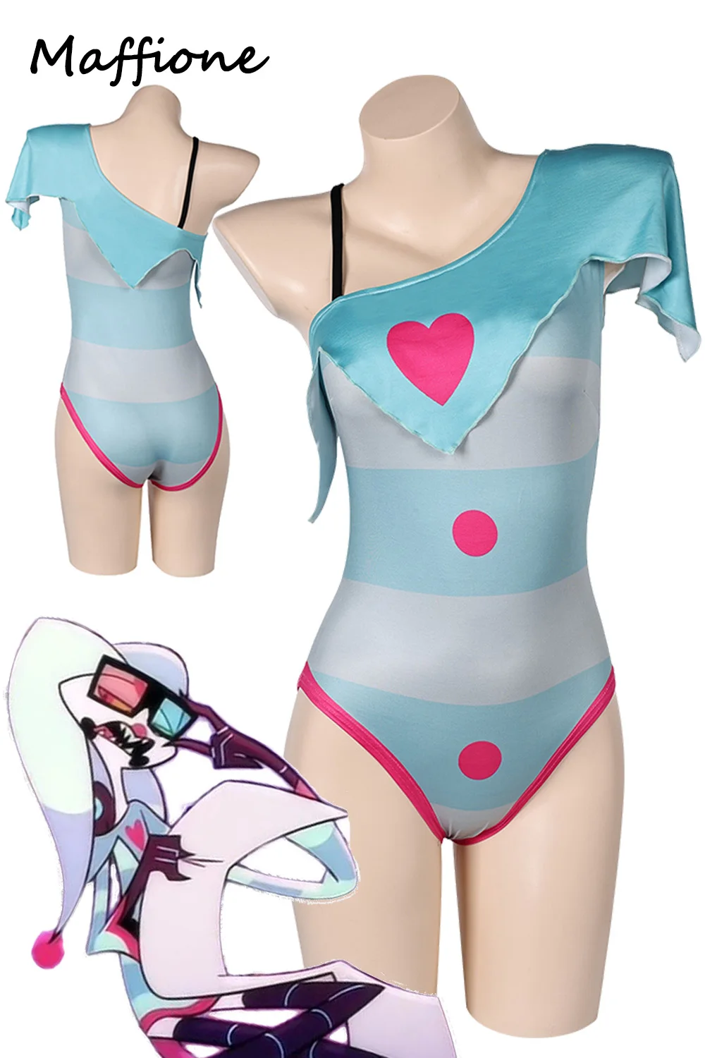 Fizzarolli costumi da bagno Cosplay Costume Anime Cartoon Helluva Cosplay Boss travestimento Summer Beach Party costumi da bagno ragazze Bikini Sexy