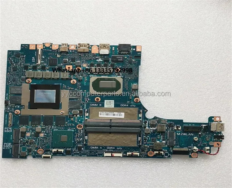 

06YKK0 for DELL G7 17 7700 Laptop Motherboard I7-10750H RTX2070 8GB HELA17-N18E-115W 100% Full Tested