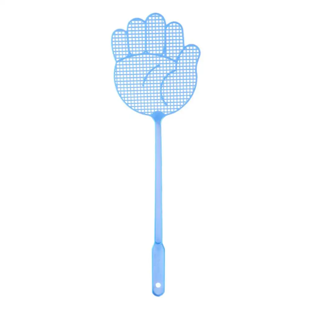 Fly Swatters Cute Palm Pattern Plastic Flyswatters Mosquito Pest Control Insect Killer Home Kitchen Accessories Random Color