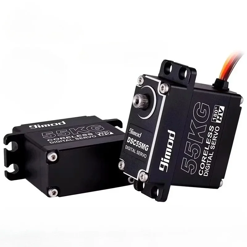 DSC55MG 9imod 55kg Waterproof IP65 180270 Magnetic Sensor High Torque Coreless Digital Servo Full Metal Gear for 110 RC Cars