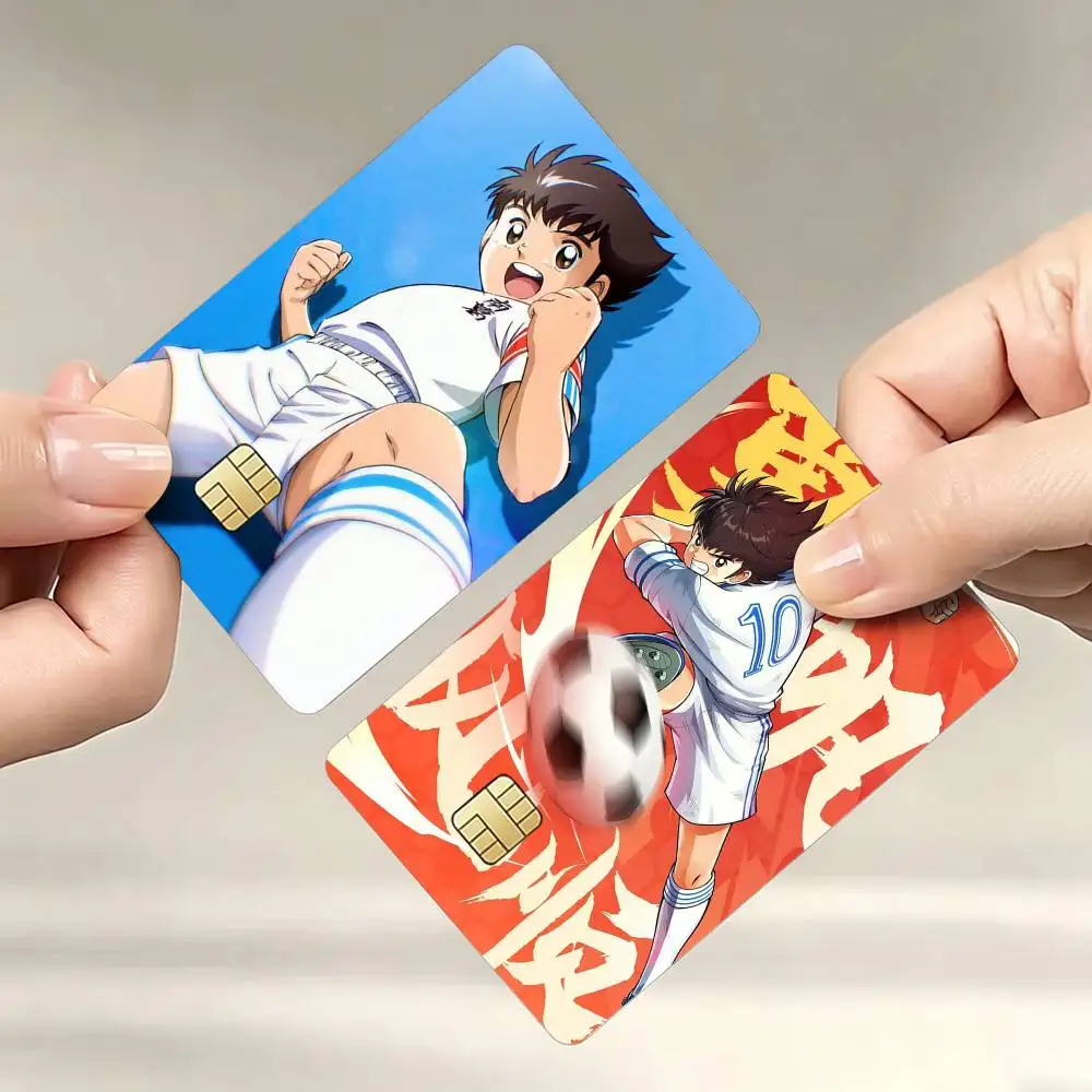 

Anime C-Captain T-Tsubasa Decorative Waterproof Film Skin Cover Credit Card Stickers Debit Front Bank Bus Pass