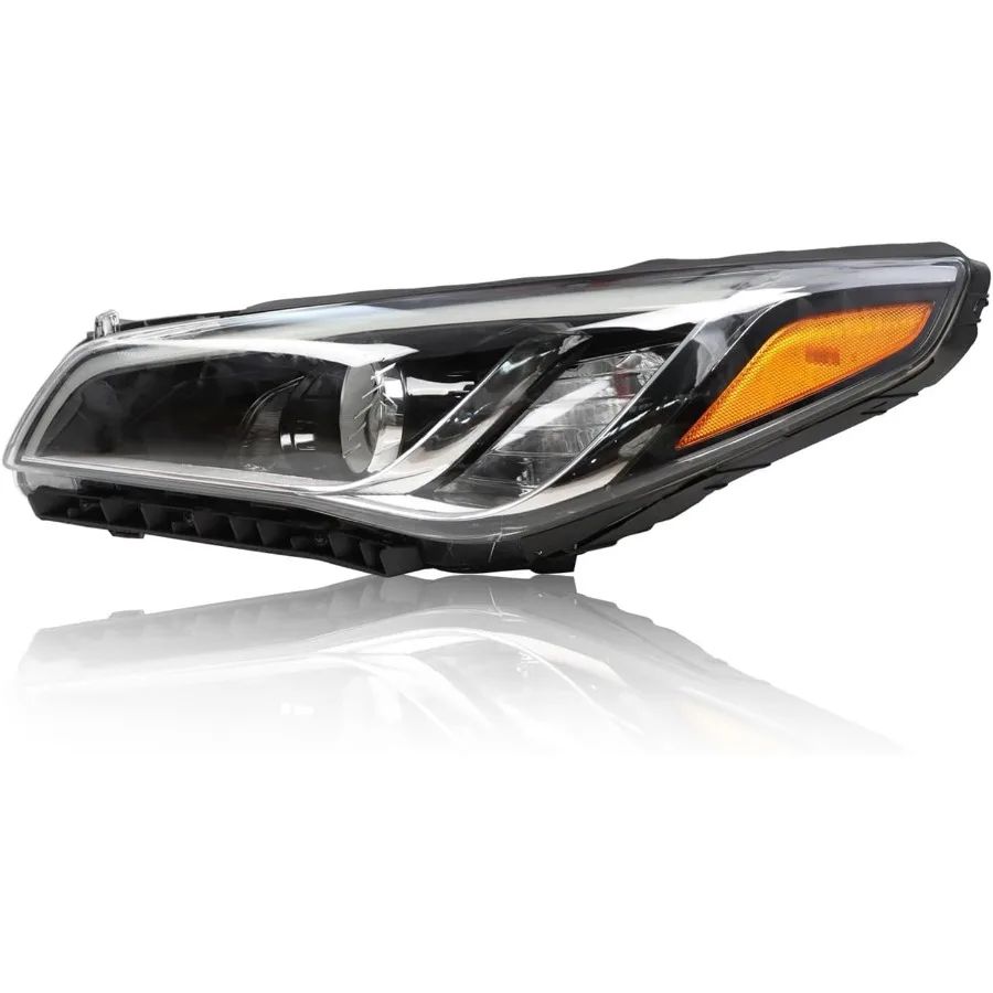 

Front Left Halogen Headlight Assembly Compatible with 20152017 Sonata SE Sport GLS GL Hybrid Limited Ultimate ECO W Bulbs Drive
