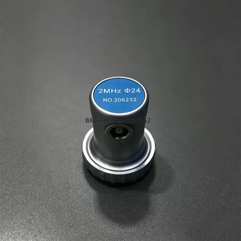Wmwmnu 1MHz 2MHz 4MHz Ultrasonic Straight Beam Probe Transducer 24mm 25mm Element for NDT UT Flaw Detector Non Destructive