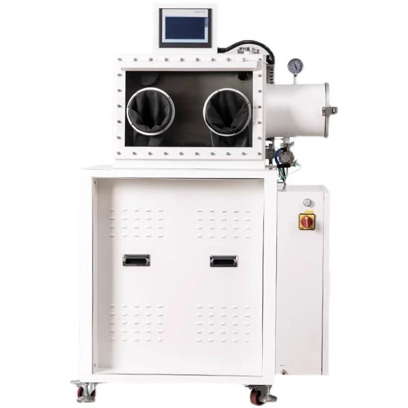 Purification system glove box, water oxygen ≤ 0.1PPM single station system box, laboratory anaerobic regeneration glove box