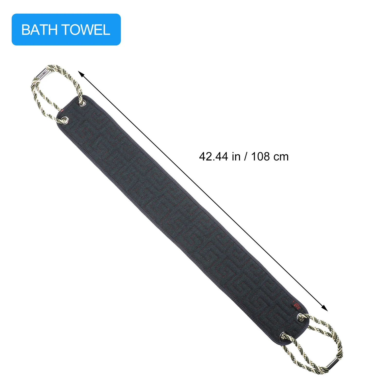 Long Strip Back Scrubber Exfoliating Towel Premium Skin Safe Bathing Accessory Deep Cleansing Massage Promotes Circulation