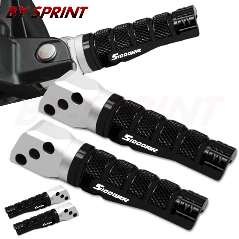 

High Quality Motorcycle CNC Passenger Rear Footrest Foot Pegs For BMW S1000RR S1000 RR S 1000RR HP4 2011-2014 2013 2012