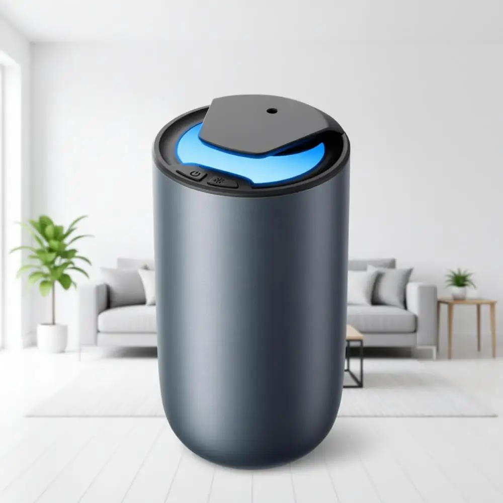 

Умный автомобильный освежитель воздуха с 3 уровнями распыления и 3 цветами LED-подсветки, автоматическое включение/выключение, перезаряжаемый ароматизатор