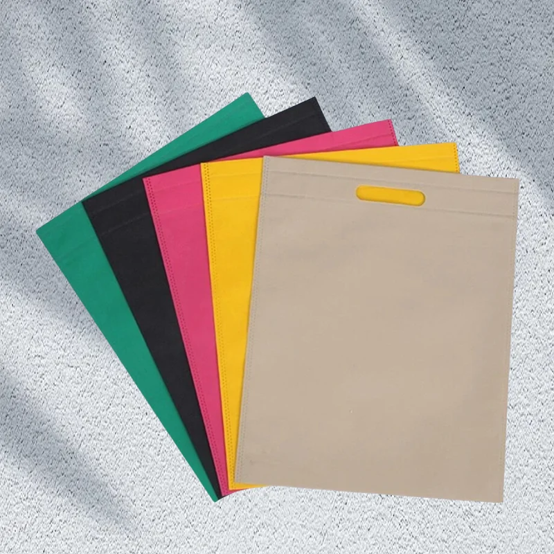 20 pcs Non Woven Fabric Shopping Bag For Small Wholesale Businesses  Bag Customizable  LOGO Reusable Cloth Tote Packing