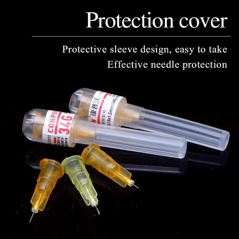 34g medical small needle 1.5/2.5/4mm disposable non painless beauty salon hand injected ultra-fine mosquito needle