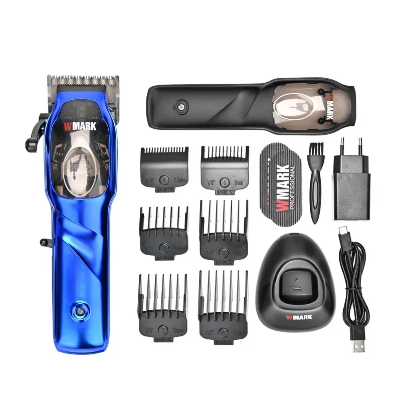 

WMARK Hair Clippers,Cordless Hair Clipper,HairCutting machine ,Microchipped Magnetic Motor 10000RPM 9V Motor,Type-C Charging