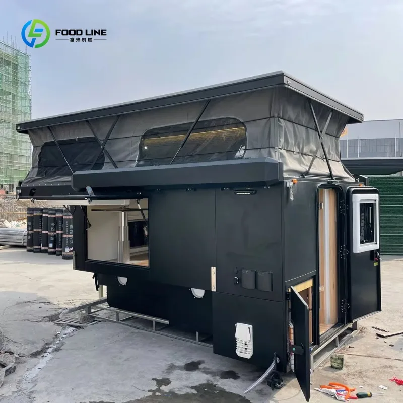 Truck Camper Slide in Pop Up Waterproof Fiberglass Custom Size Hard Shell OEM Customized view 4