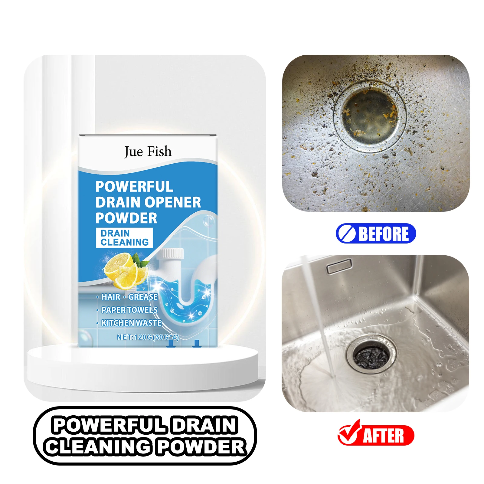 Jue Fish 4Pcs/Box P…