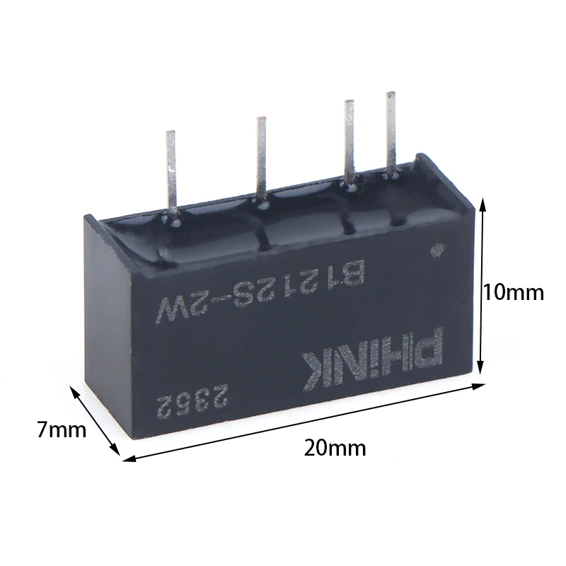 1 шт., абсолютно новый Φ/R3 от 12 В до 12 В, Φ изолированный модуль питания, защита от короткого замыкания, электронные аксессуары