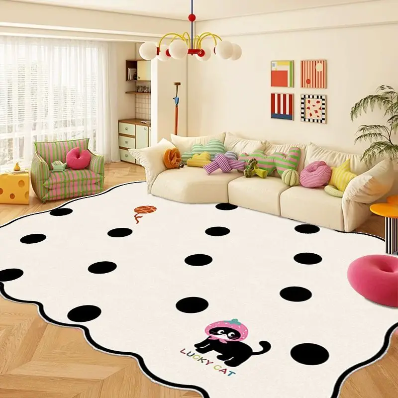 

VIKAMA Living Room Large-Area Indoor Warm And Cold-Proof Floor Mat, Non-Washable But Wipeable Home Decoration