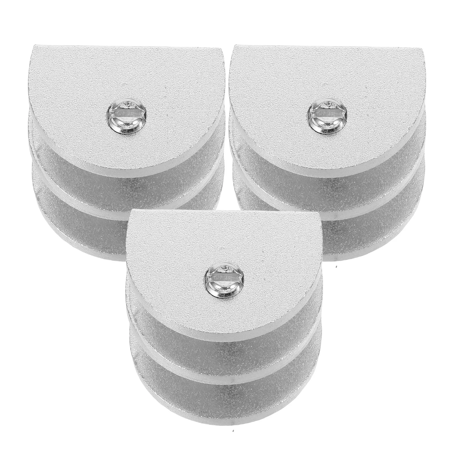 

6Pcs Aluminum Mirror Clips Glass Clamp Brackets for Wall Mounting Glass Shelf Holder Home Bathroom Fixtures Mirror Screws